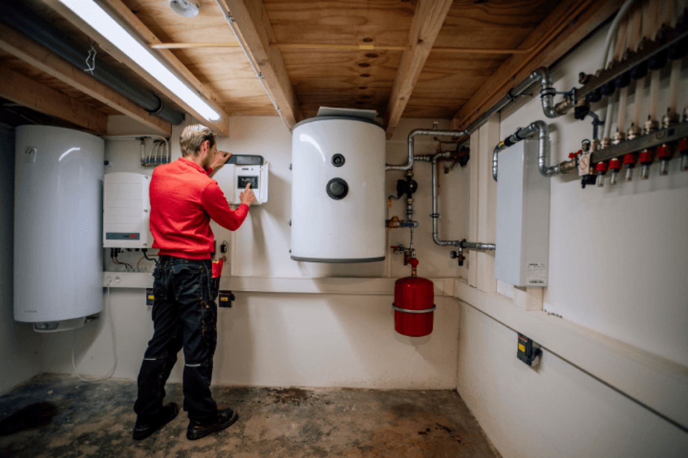 CV-installatie en boiler door John van Dijck