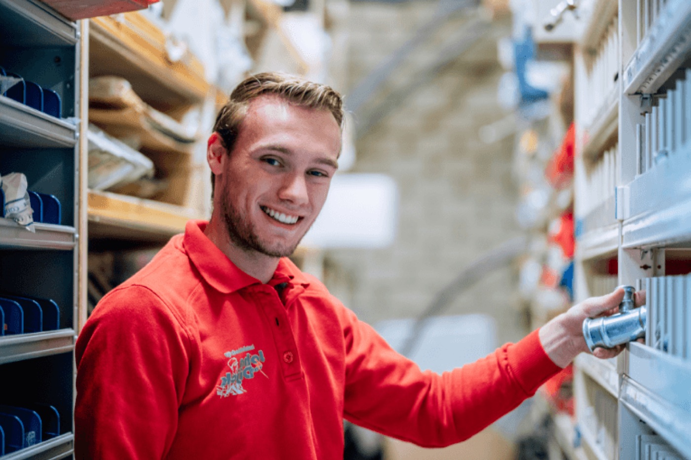 Monteur bij Installatiebedrijf John van Dijck — werkplaats